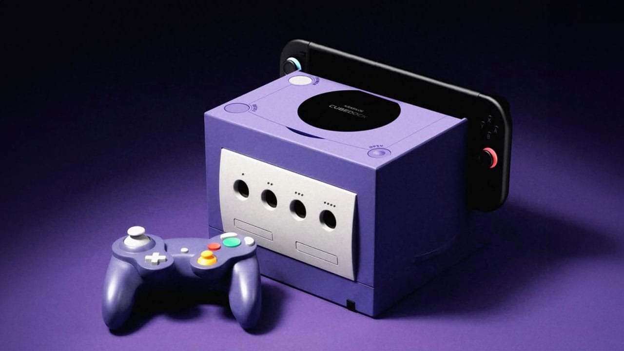 Док-станция Krasivoe в стиле GameCube для Switch 1 и 2