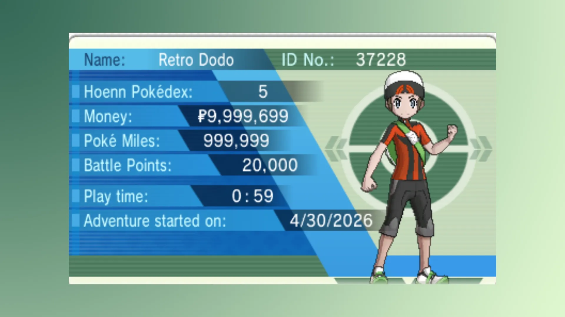 Pokémon Alpha Sapphire Poké Miles Cheat
