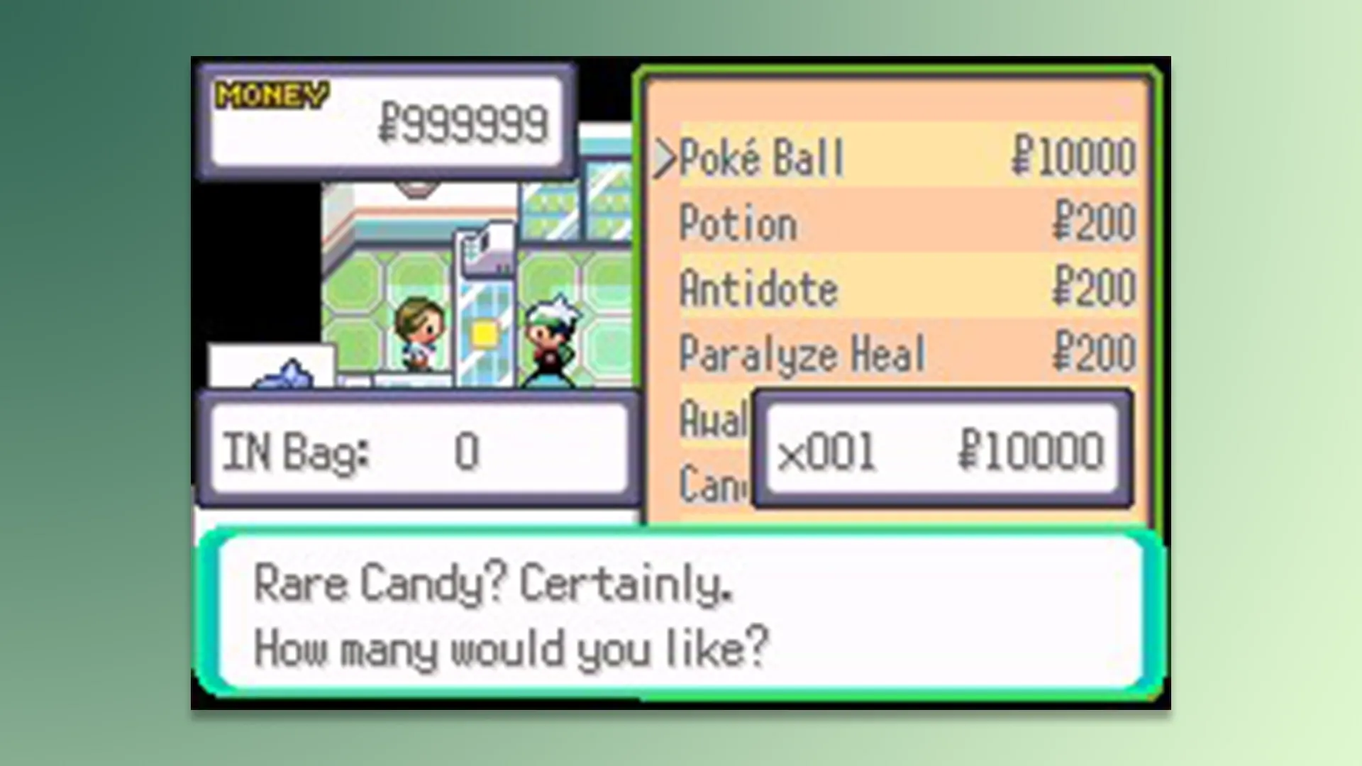 Pokemon Emerald Imperium Rare Candy
