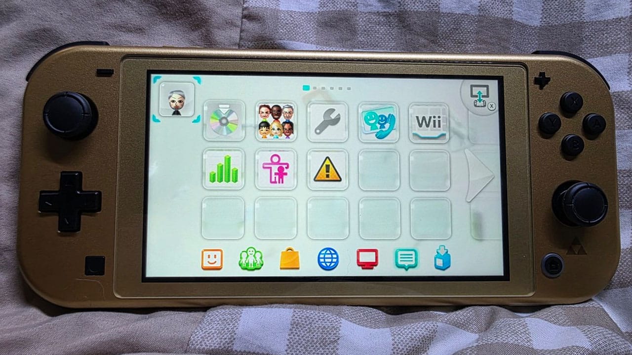 Switch with Wii U gamepas screen