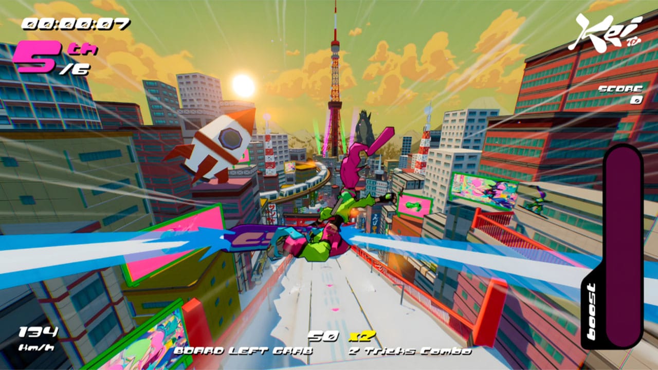 Pulling off a trick in Hyperyuki