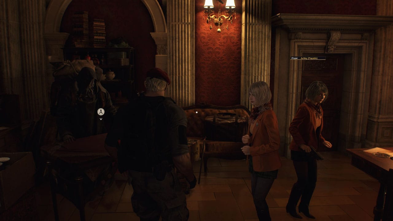 Two Ashley's in Resident Evil 4 remake mod