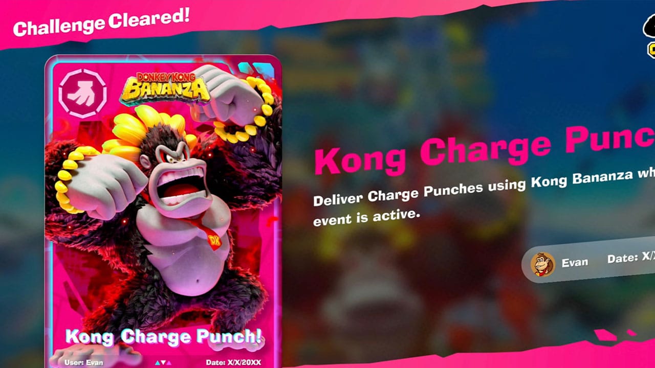 DK Bananza challenge card