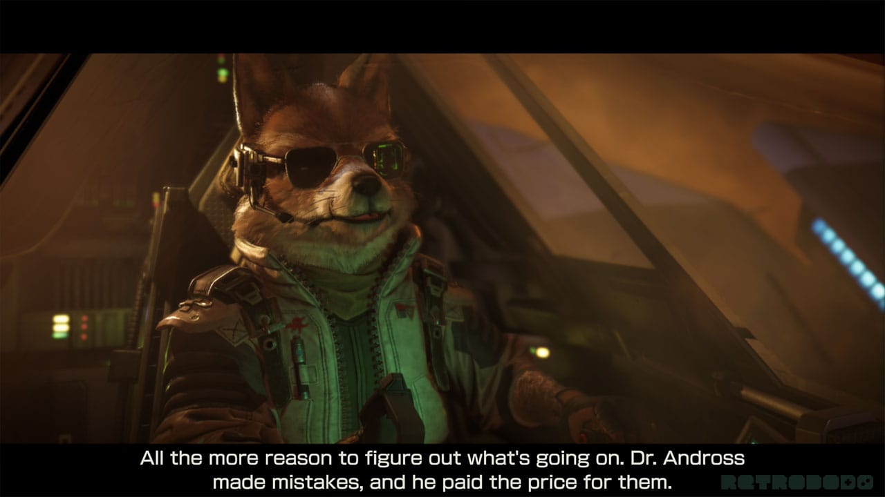 James McCloud in his Arwing