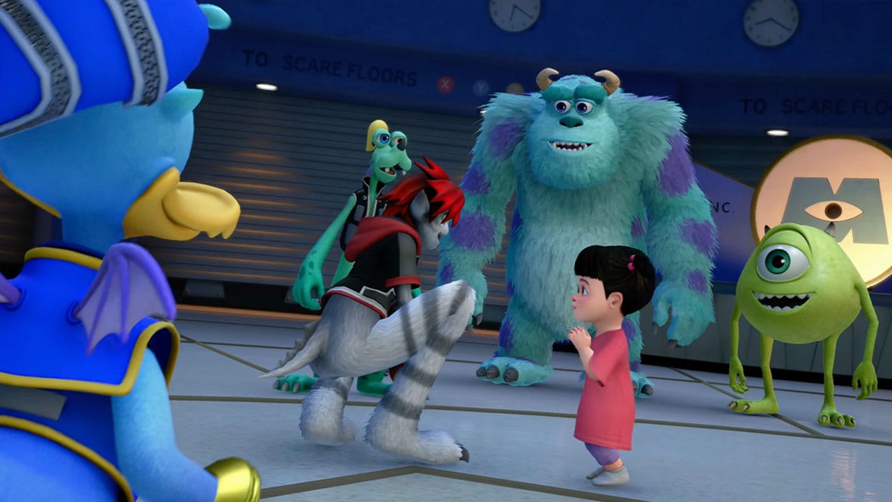 Kingdom Hearts Monsters Inc gameplay