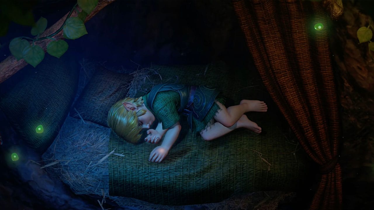 Young Link in Ocarina of Time remake