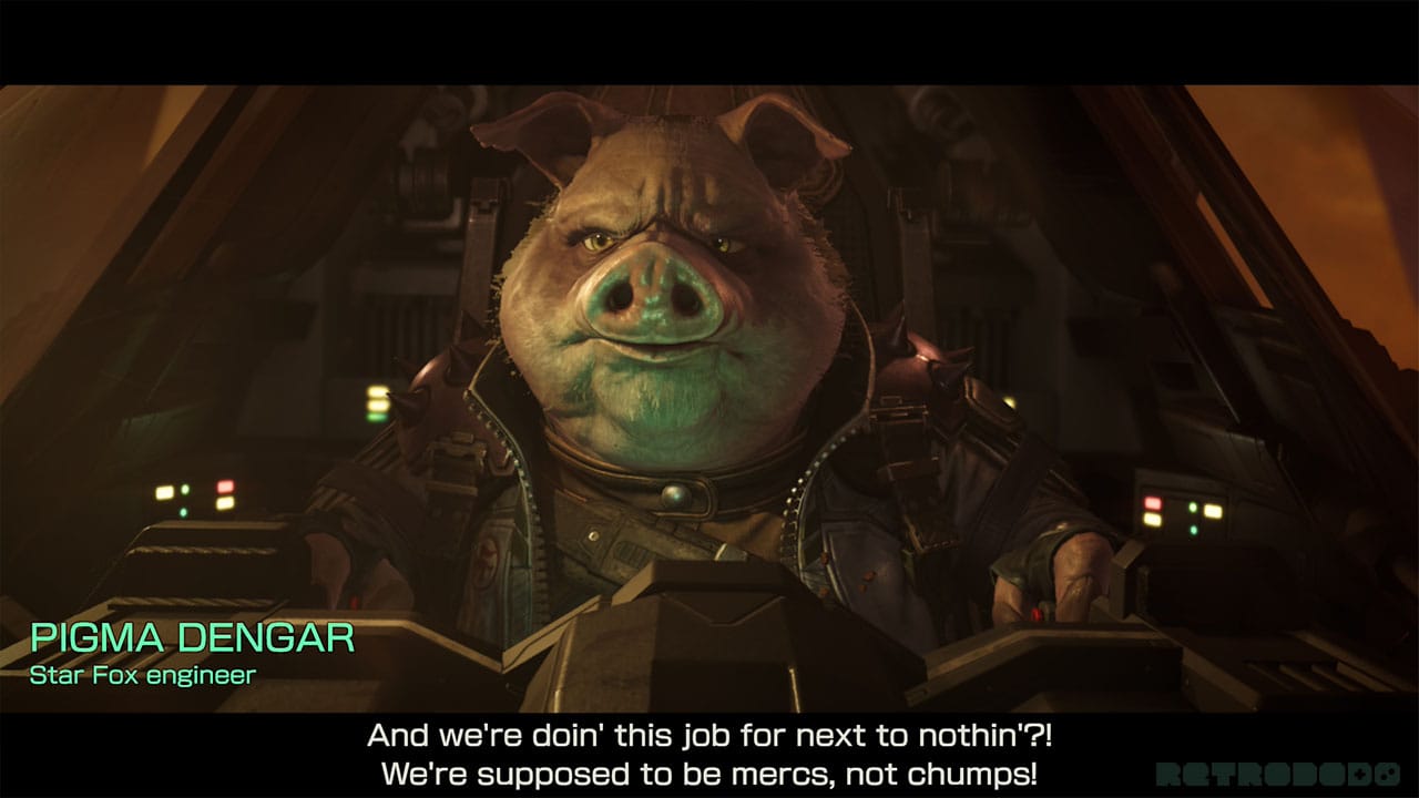 Pigma Dengar in the intro to the game