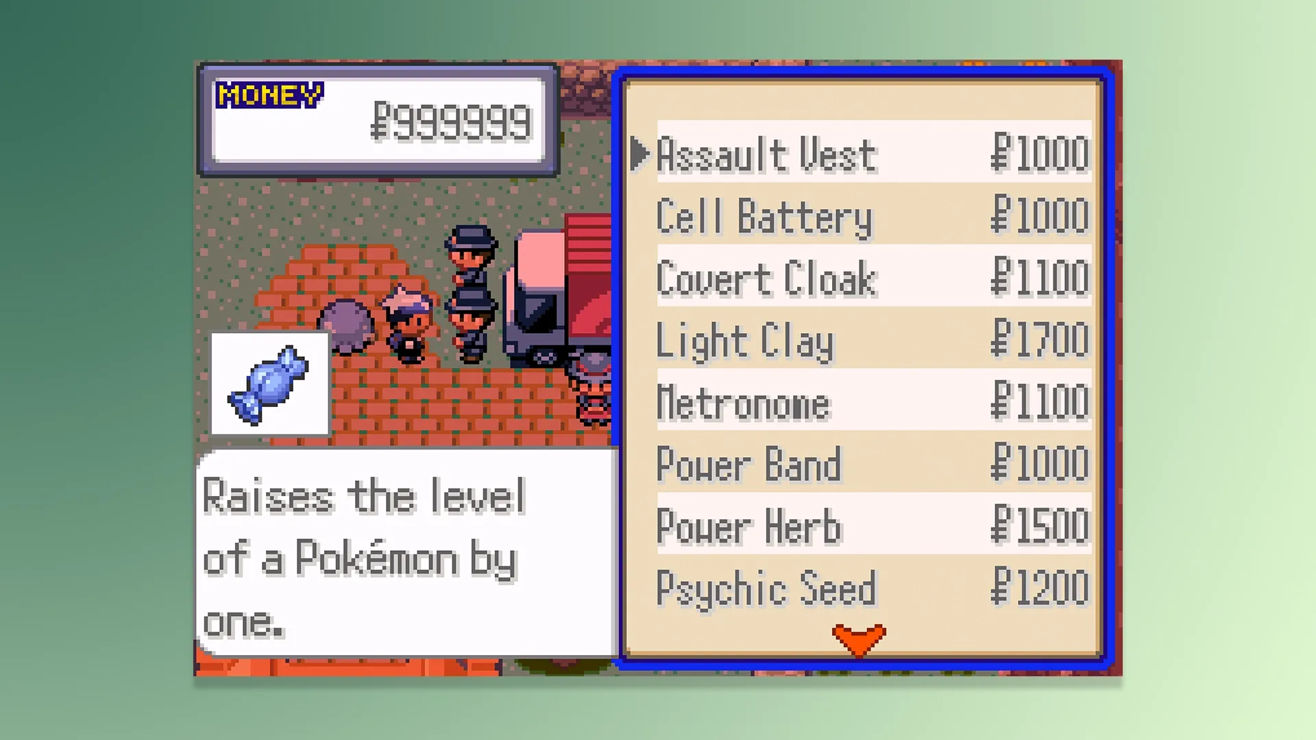Rare Candy Cheat Pokemon Emerald Rogue