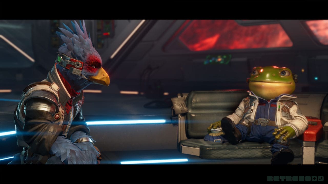 Falco and Slippy talking