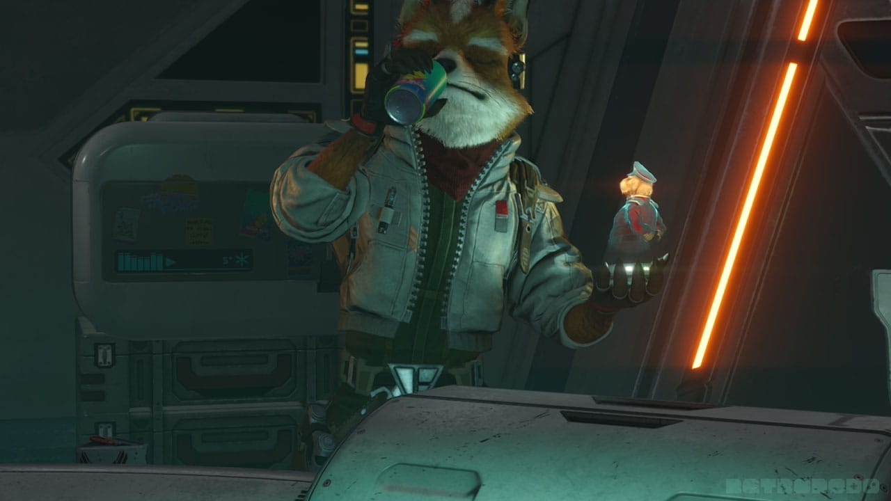 Star fox taking a drink