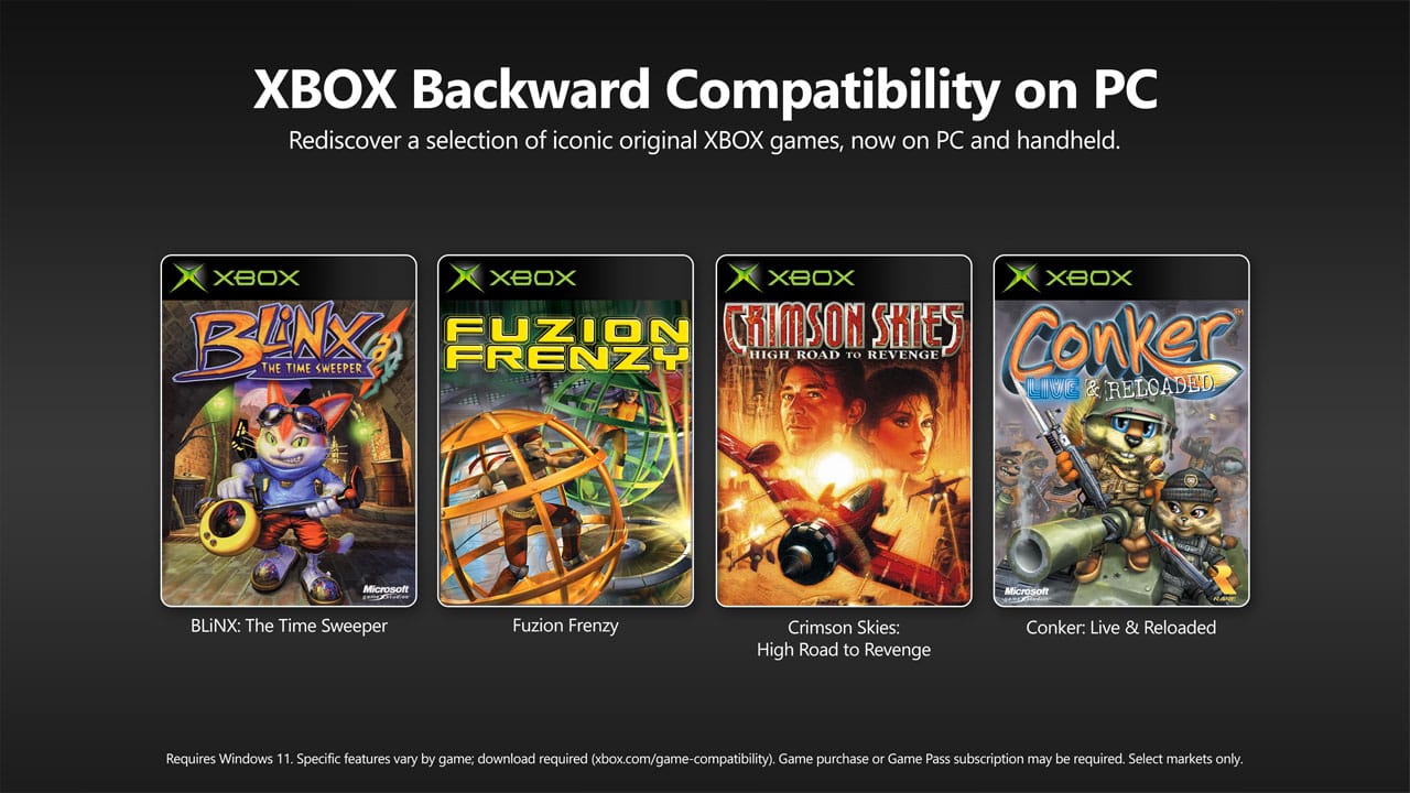 XBOX Announce Backward Compatibility On PC With Four Titles + More To Come