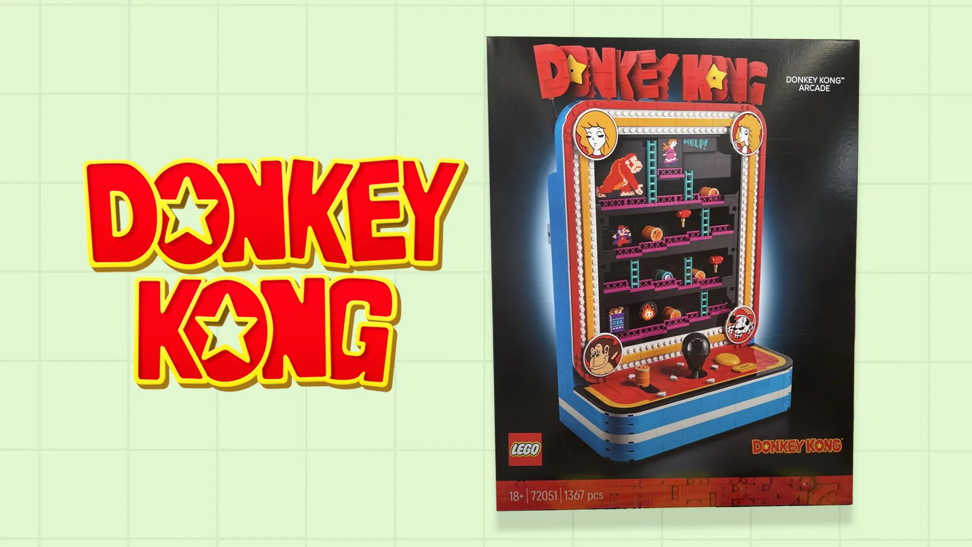 Upcoming LEGO Donkey Kong Arcade Set Leaks