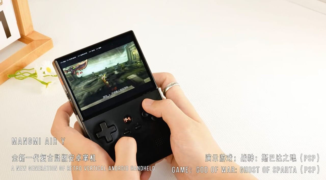 God of War Ghost of Sparta gameplay on Mangmi Air Y