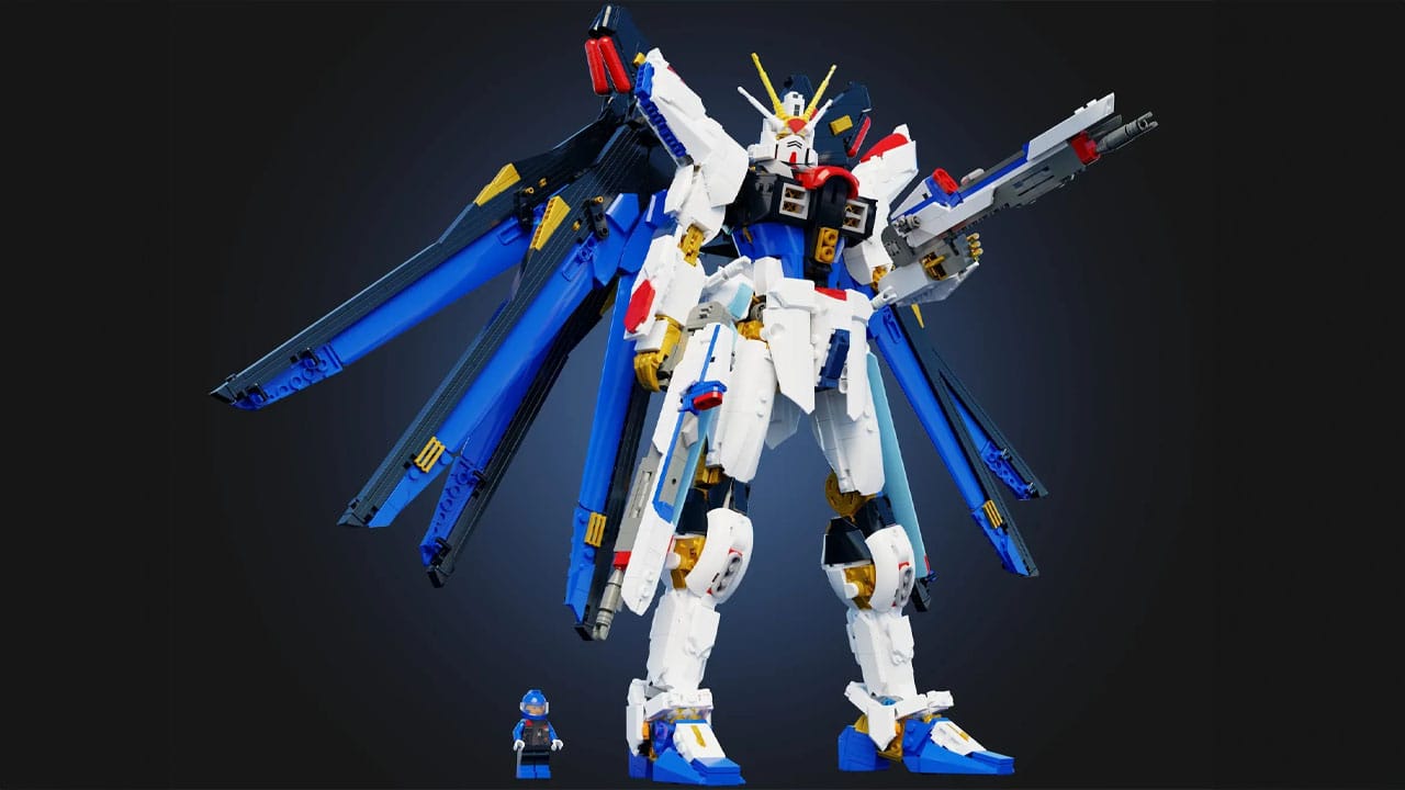 This Gundam Suit LEGO Set Concept Comes Complete With Cockpit & Stands At 16.5" Tall