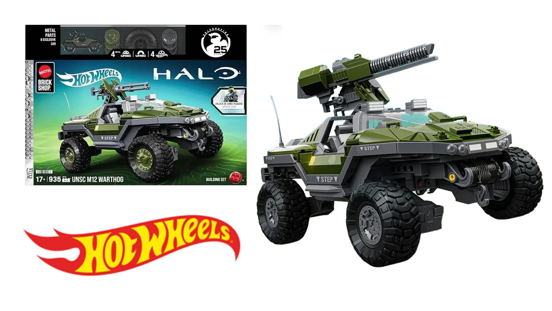 Hot Wheels x Mattel Are Collaborating With Halo To Launch Buildable Warthog