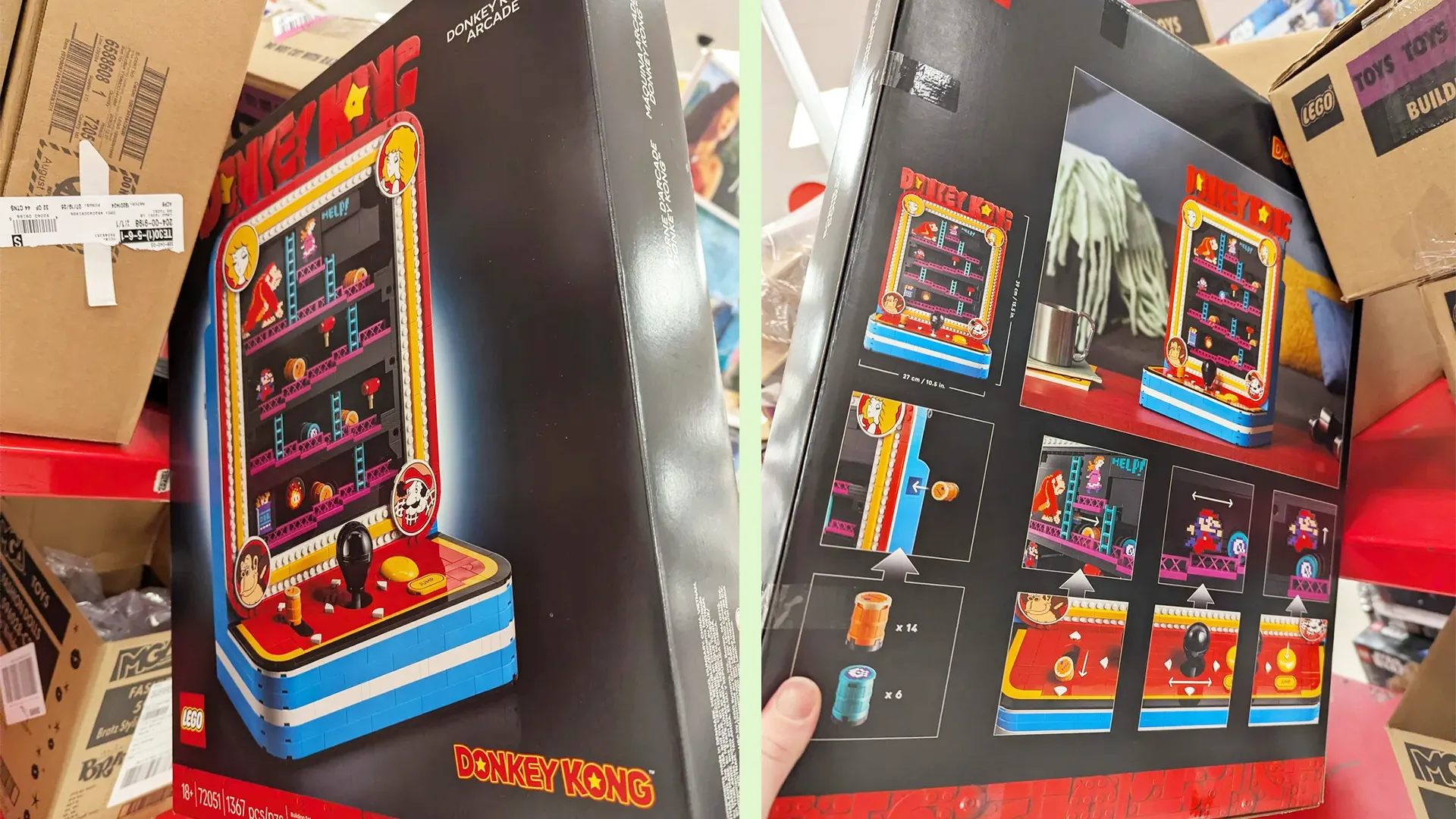Someone Found The LEGO Donkey Kong Arcade Set At Target