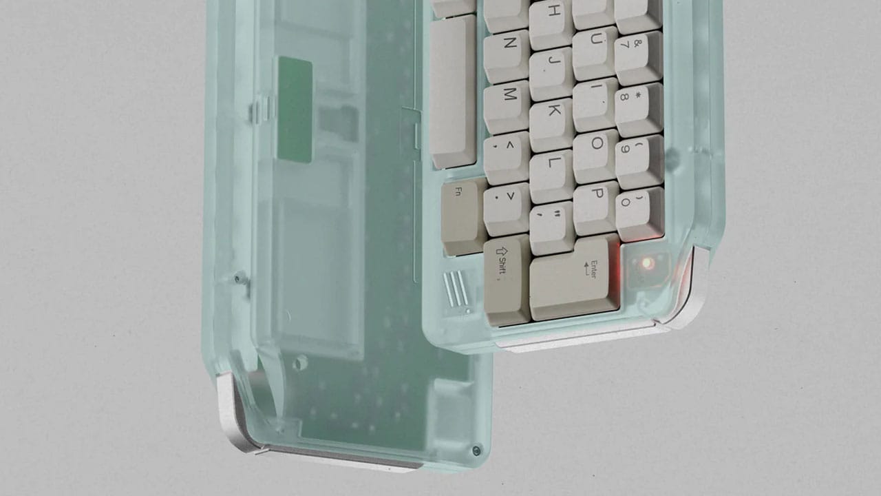 Translucent KeyBoy Advance blue