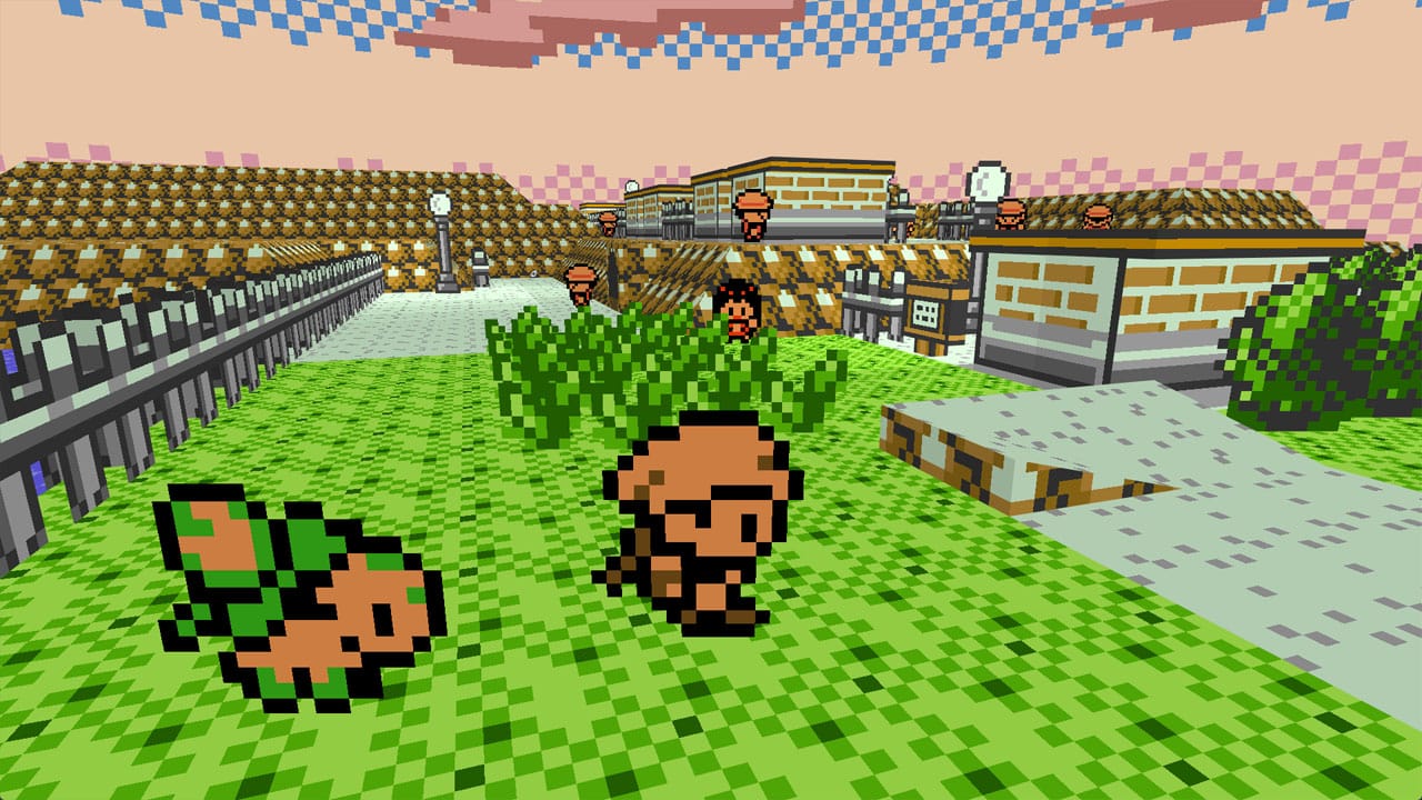 Pokémon trainer with an Ivysaur following her