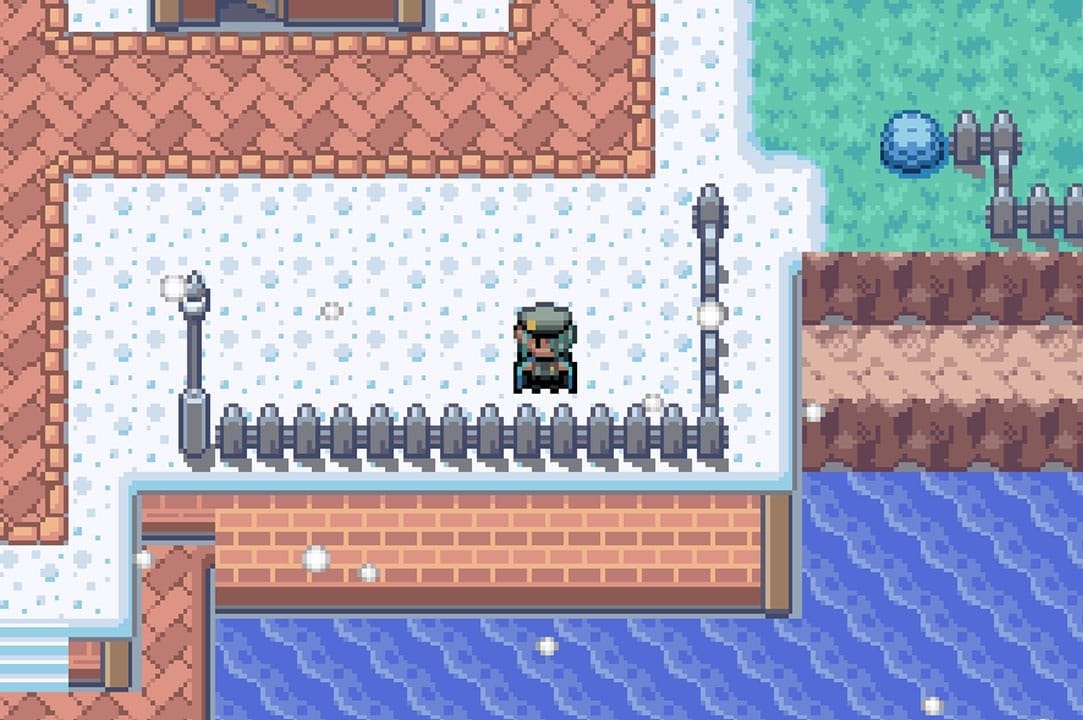 Abandoned region in a Pokémon game