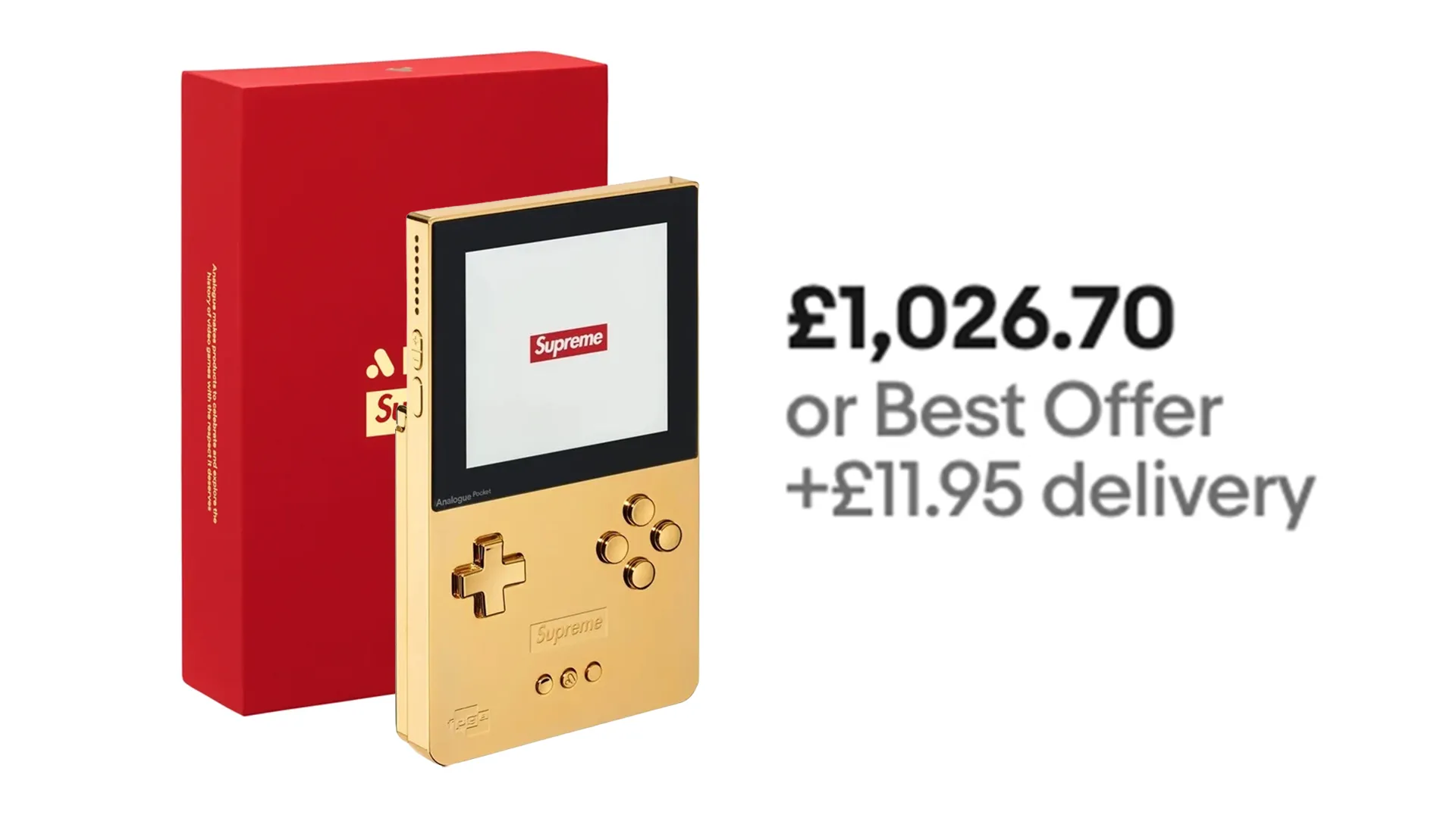 Analogue's 24K Gold Pocket Sells Out In Minutes - Already On eBay For $1K+
