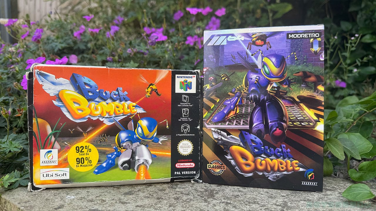 Buck Bumble old and new boxes
