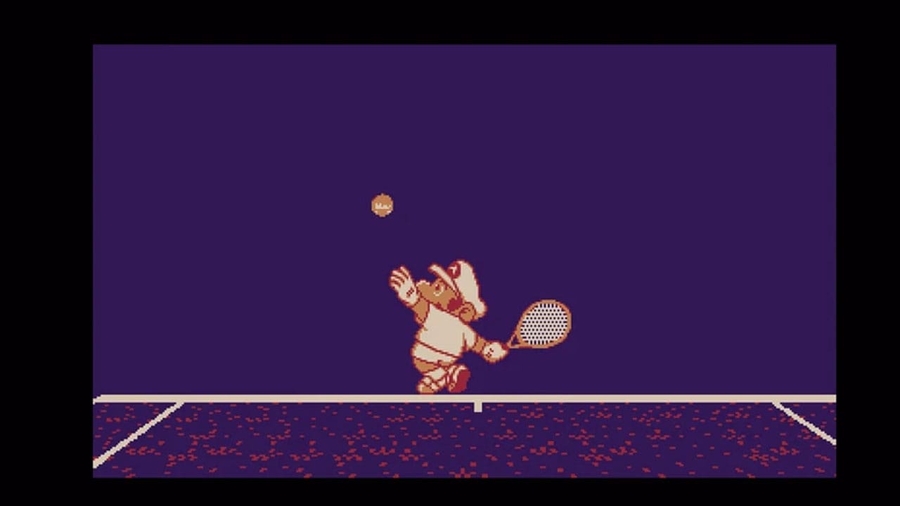 Mario playing Tennis