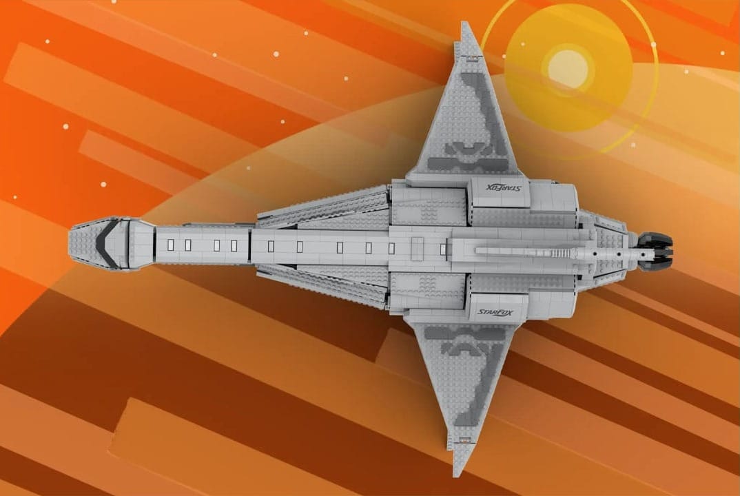 LEGO Great Fox from above