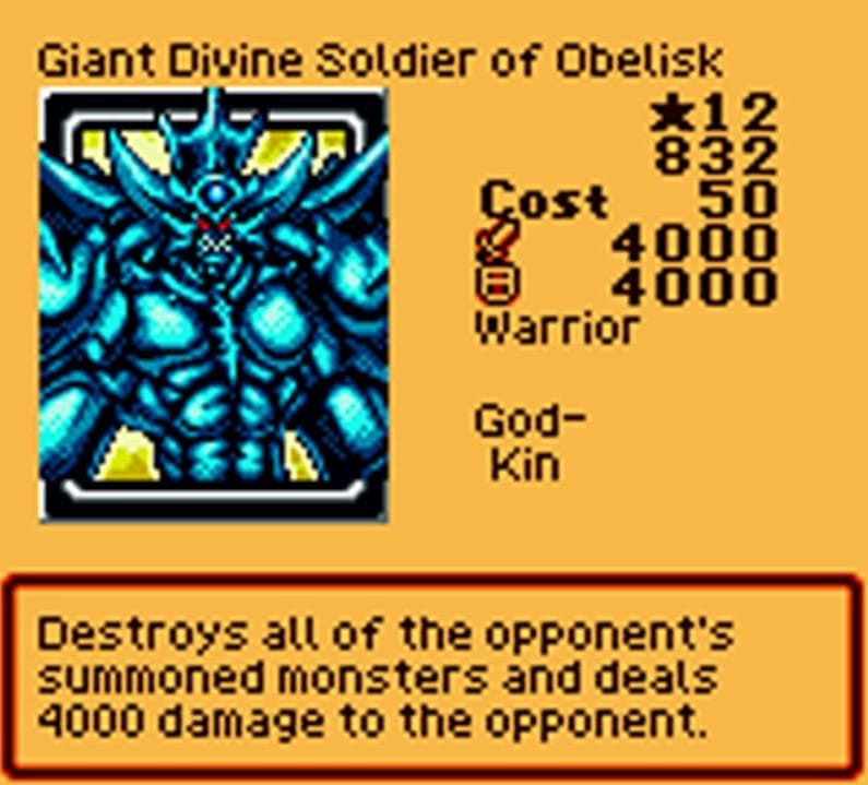 Giant Divine Soldier Of Obelisk