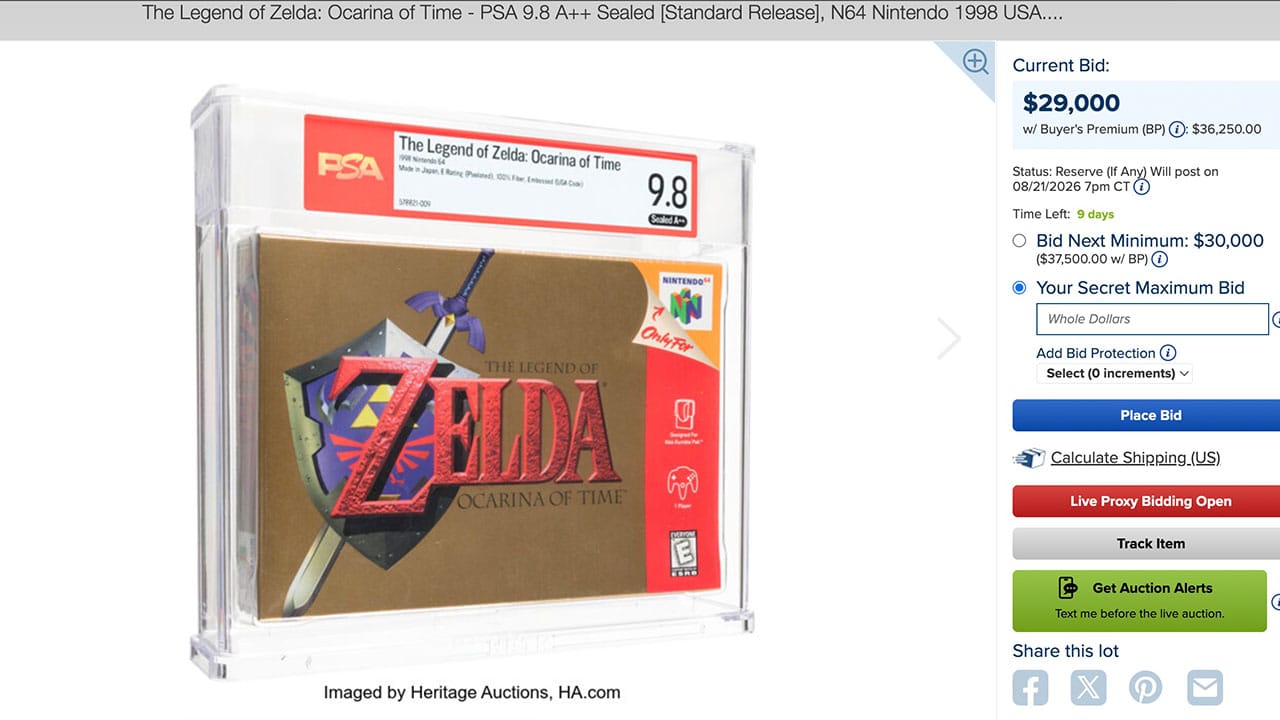 Screenshot from Ocarina of Time
