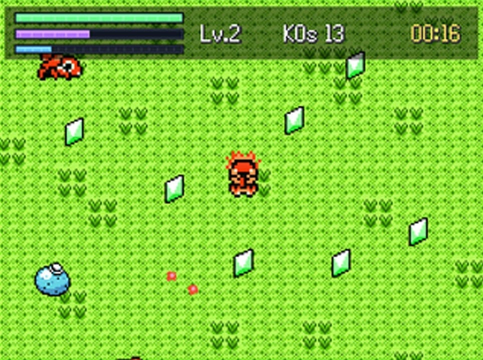 Gameplay still from Pokémon fangame