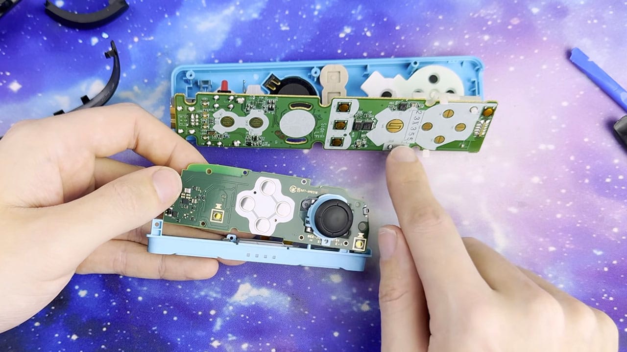 Circuit boards for the Wiimote and the Joycon 2