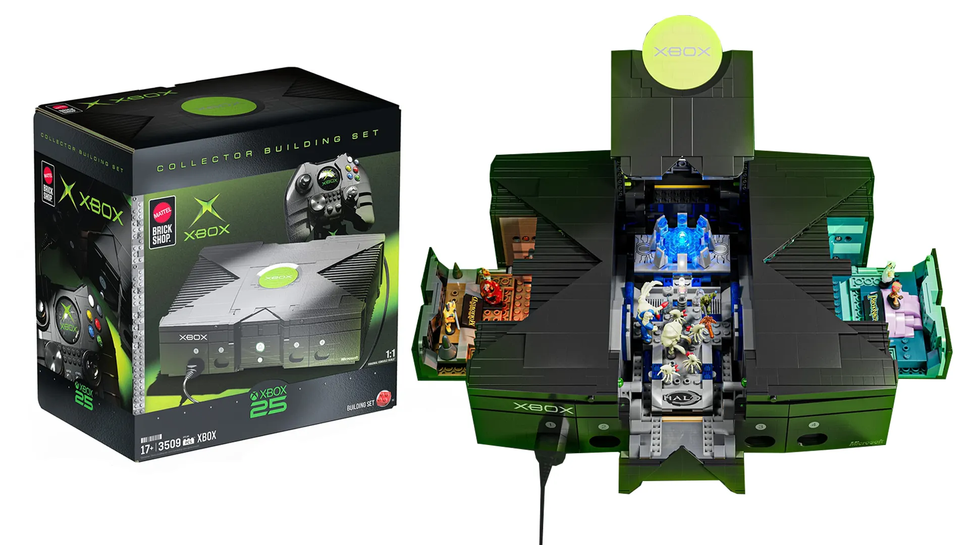 Mattel Reveals A Massive $324 Buildable 1:1 Original Xbox Brick Set