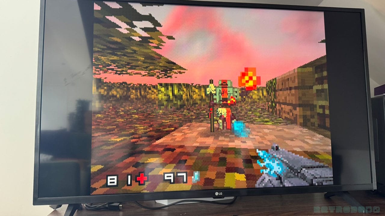 Xibalba 64 gameplay attacking mayan demon