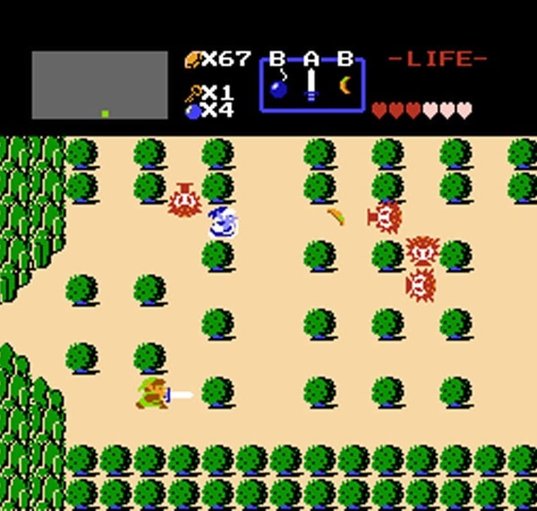 Two player co-op in Zelda for the NES