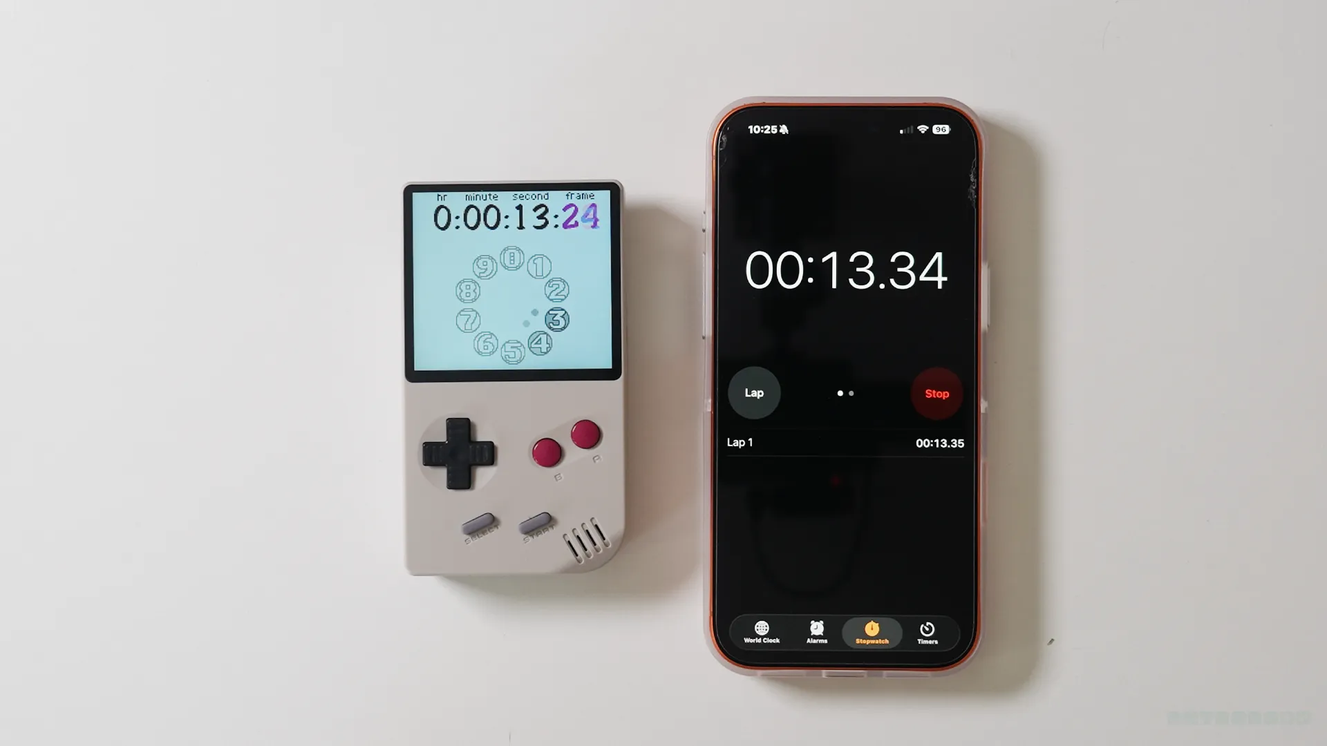 FPGB Mini Handheld Clock Test