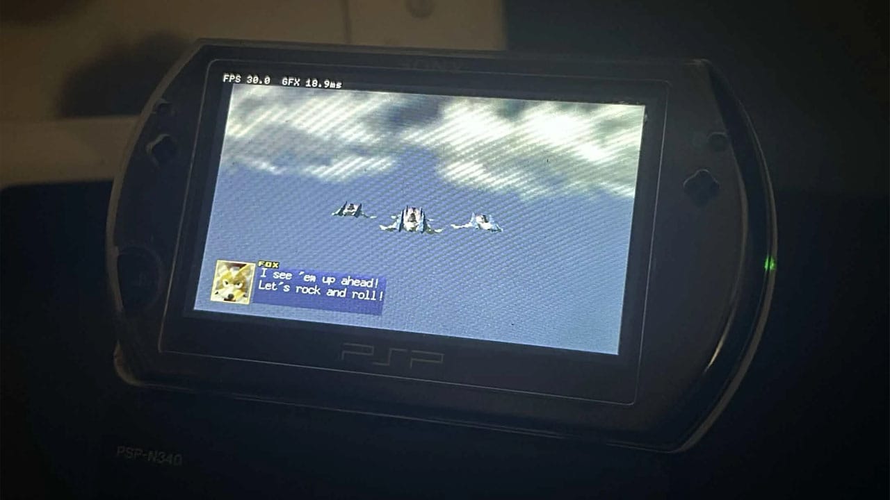 Star Fox on the PSP