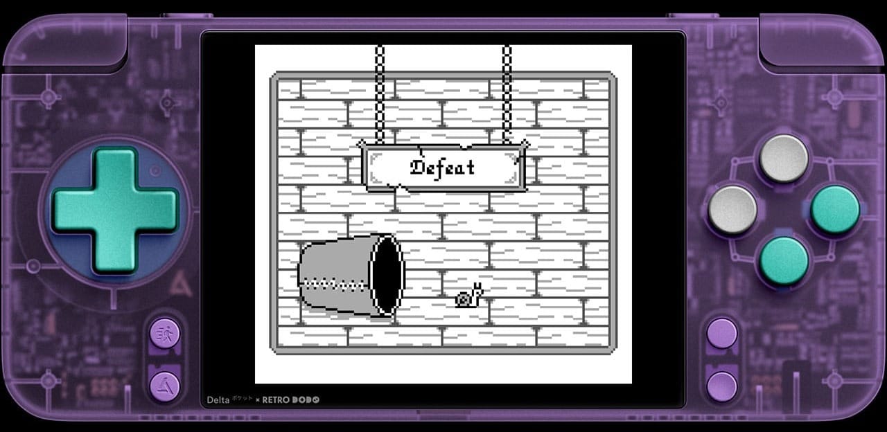 Defeat screen on 2ndLawGames' new title