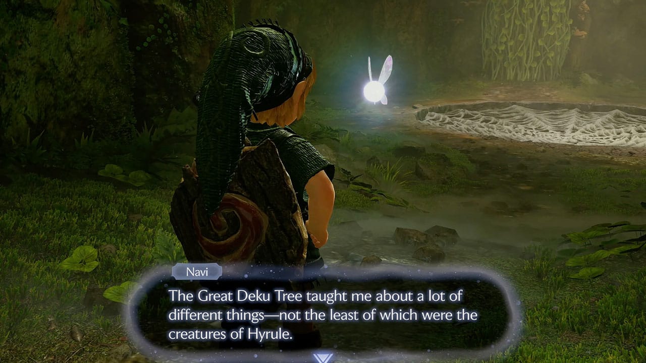 Link and Navi talking