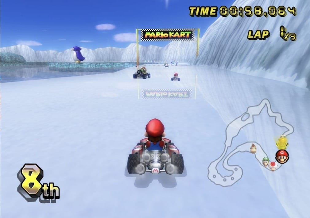 Mario Kart Wii gameplay