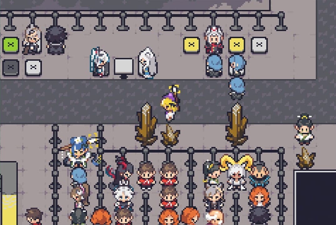 Convention gameplay in a Pokémon ROM Hack