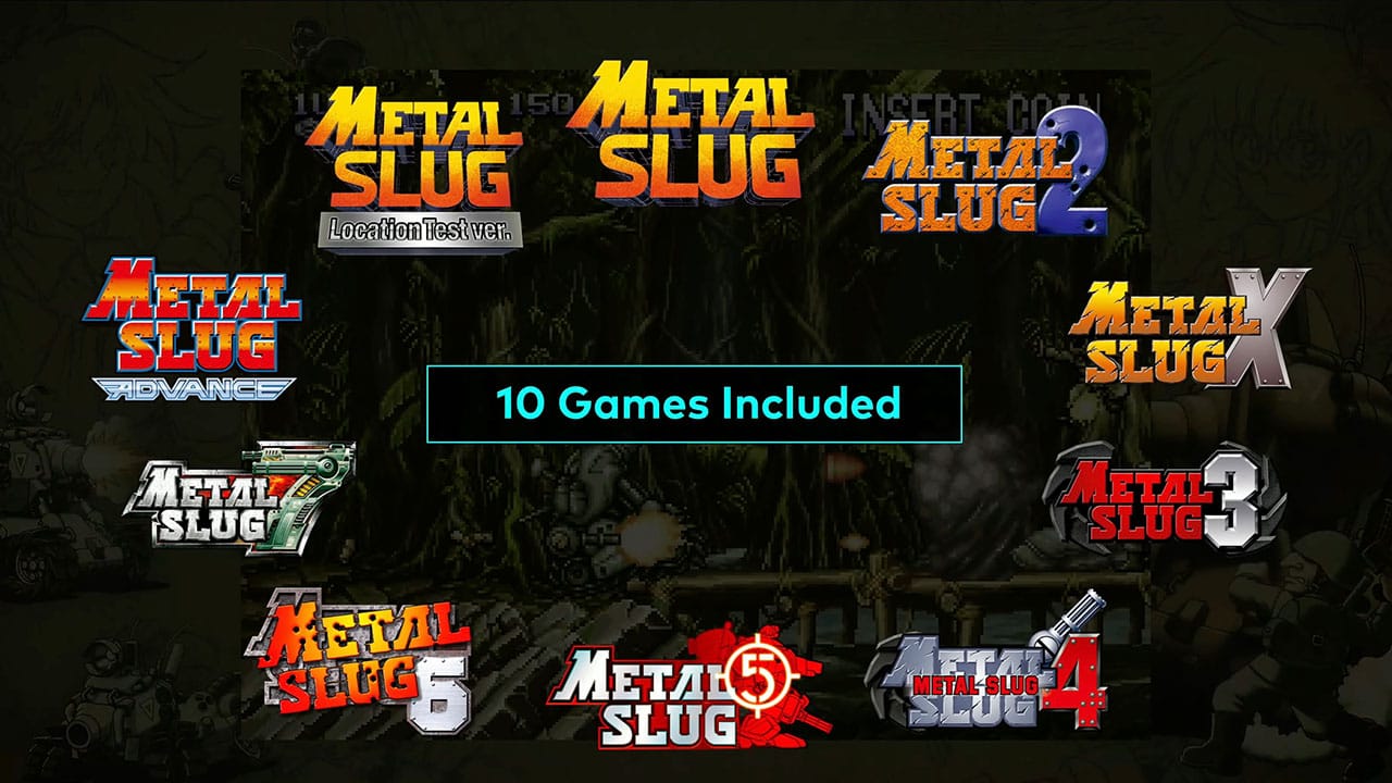 Games in the Metal Slug Ultimate collection