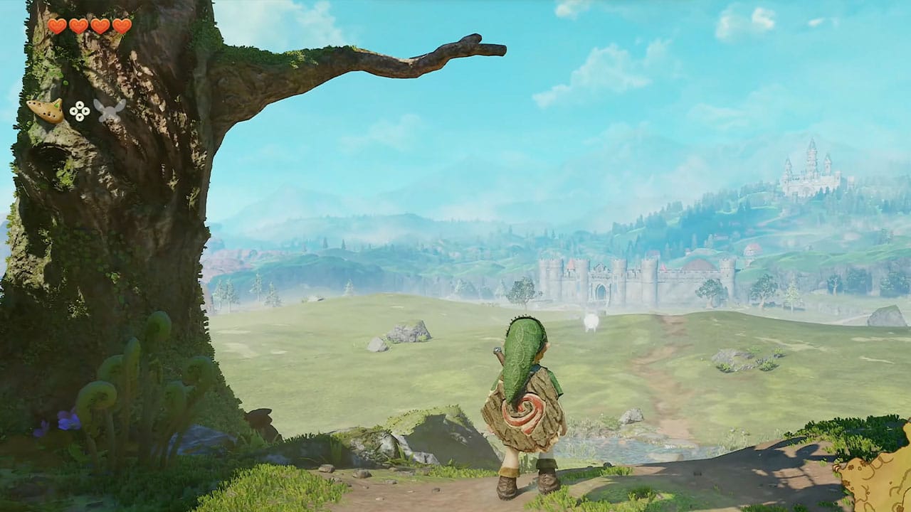 Link entering Hyrule field