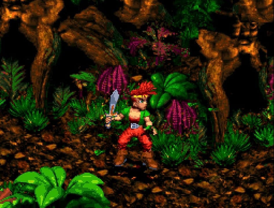 Moving through the Jungle with a sword