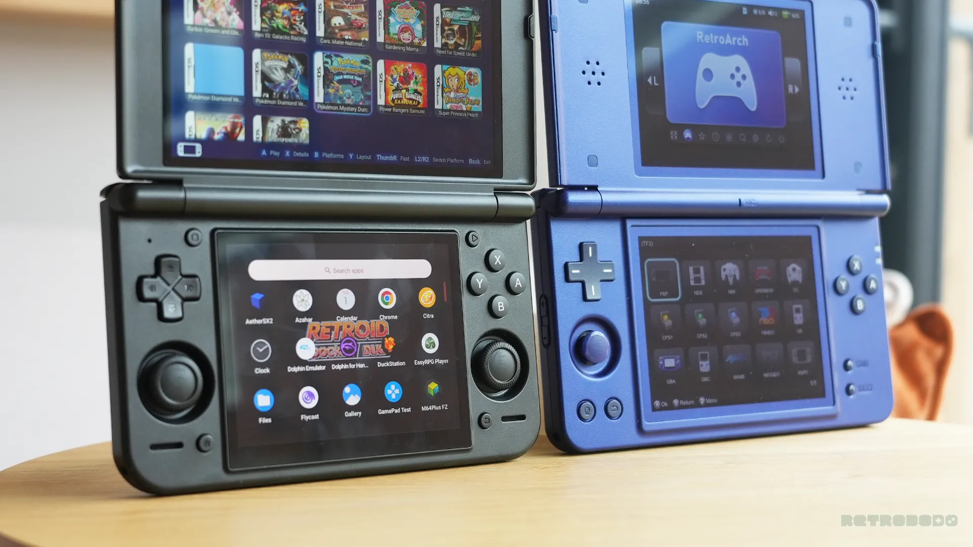 Retroid Duo Lite vs ANBERNIC RG DS Plus Buttons