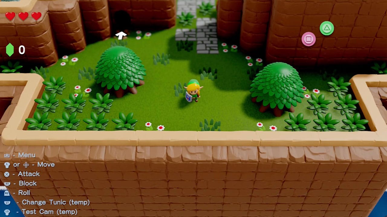 Isometric veiw of the overworld