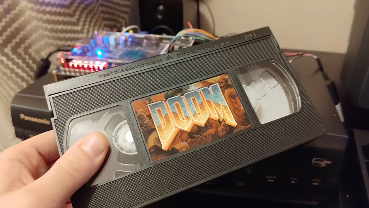 Doom VHS Tape game