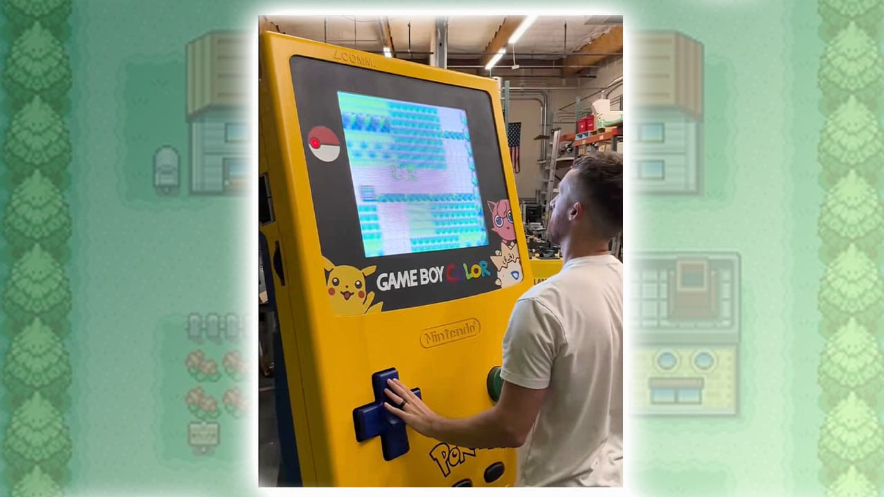 Engineer Creates The World's Biggest Game Boy Color Special Edition