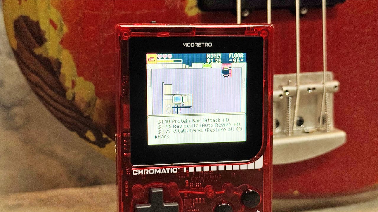Using items in Corporate Rot from the vending machine