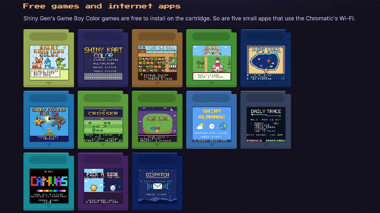 Free games from Shiny Relay