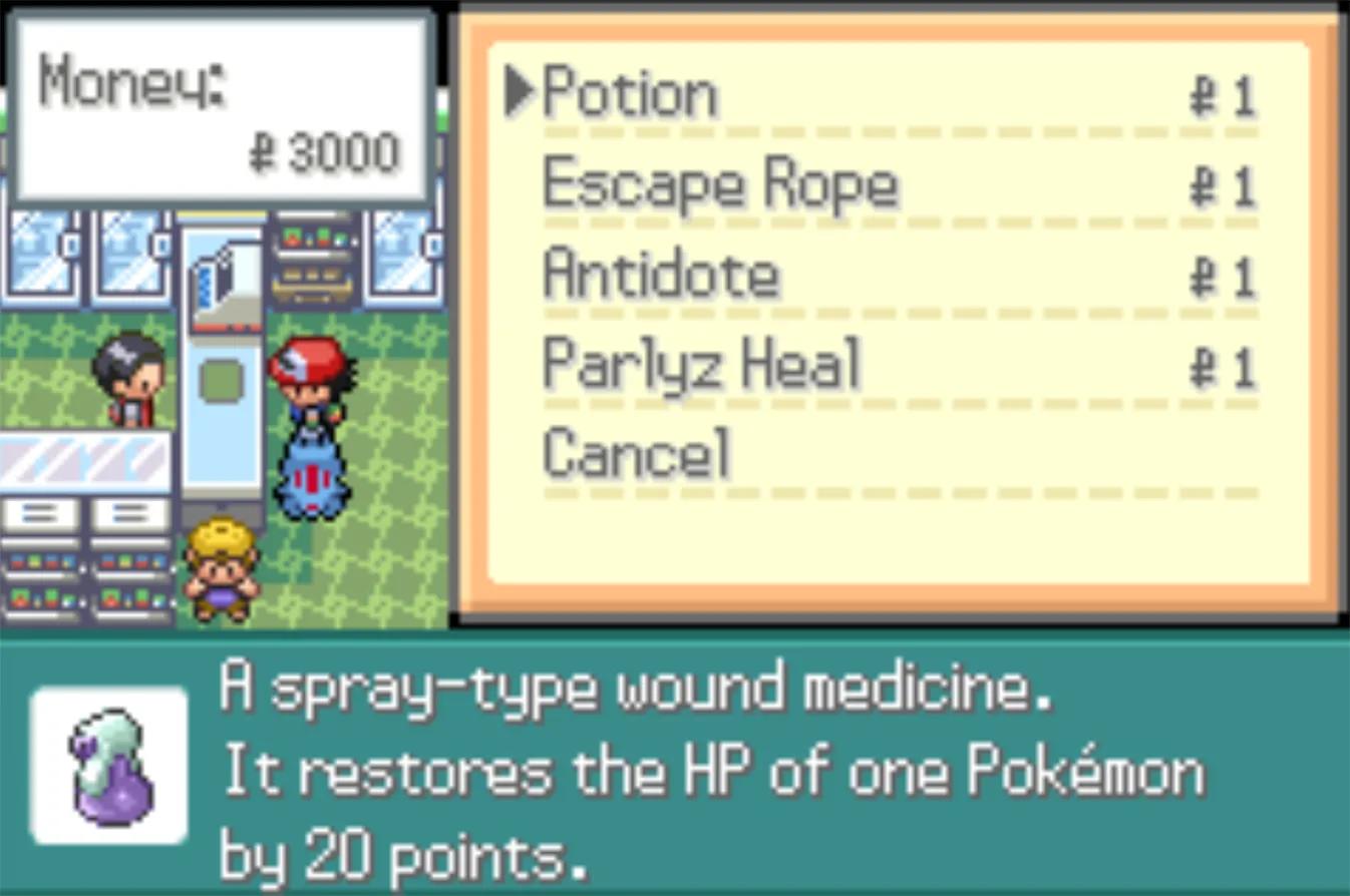 Pokémon Crystal Advance Redux Cheats - All Items $1